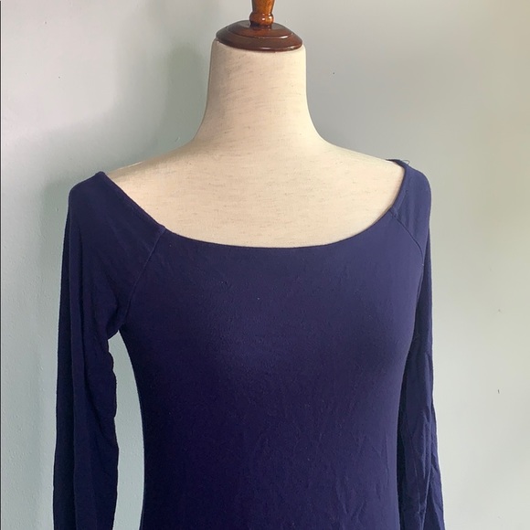 Forever 21 Navy Blue Long Sleeved Bodycon Dress XL - Picture 2 of 8